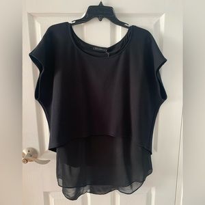 kiki de montparnasse. double layer black top